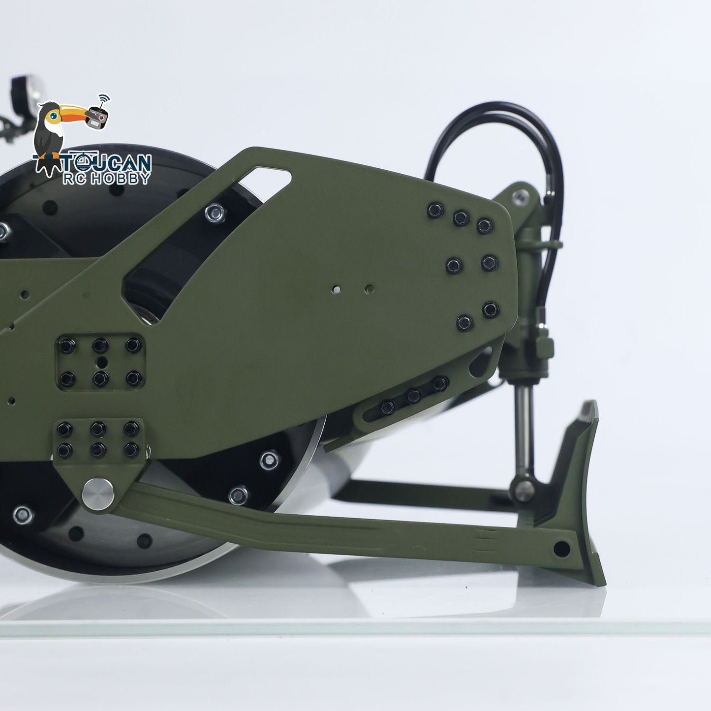 LESU 1:14 Hydraulic RC Road Roller Aoue H13i Radio Control Construction Cars RTR Model Flysky I6S Radio Battery Charger Light