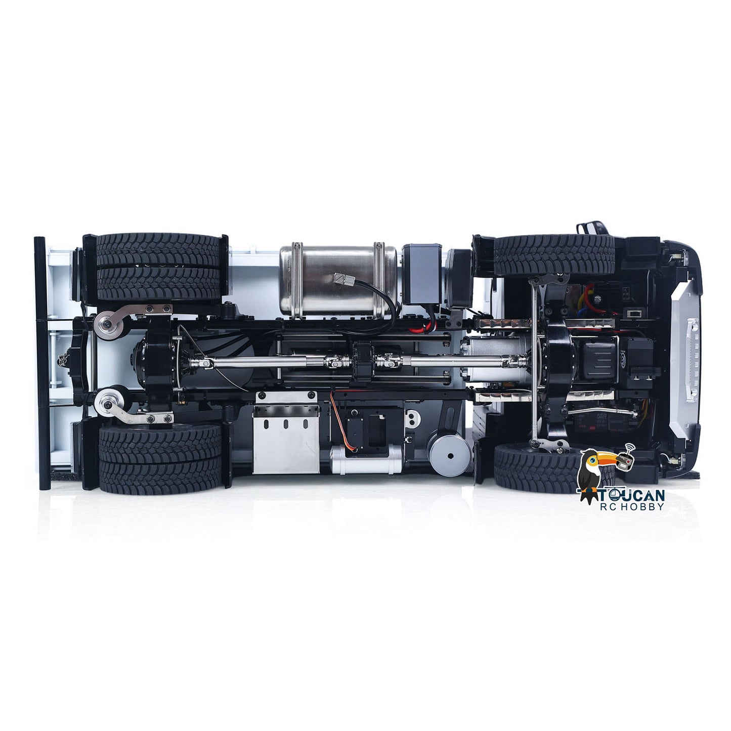 4*4 Metal 1/14 RC Hydraulic Dumper Truck Snow Blade Remote Control Tipper Cars Sound Light LED Assembled and Painted ESC Servo