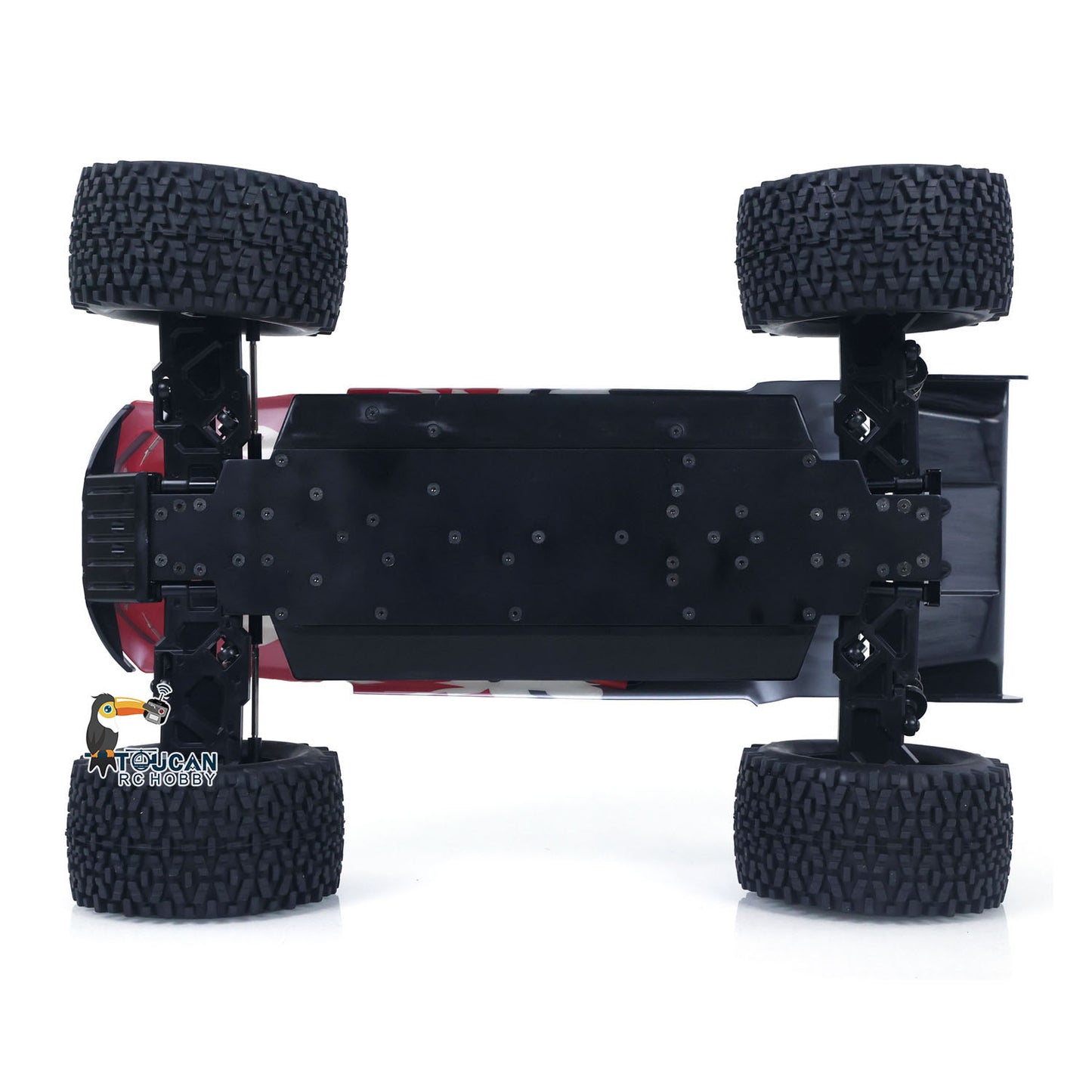 US Stock RTR 1002 1/10 4*4 RC Electric Racing Truck 90KM/H Remote Control Model Car 10KG Servo Nylon Frame Carbon Fiber Shock Towers