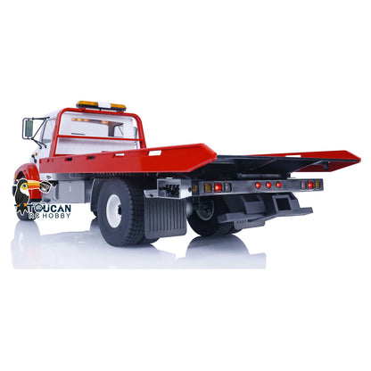 CROSSRC WT4 4x2 1/10 RC Wrecker Truck Remote Control Road Rescue Vehicle Painted Assembled Model Radio Battery Light Sound