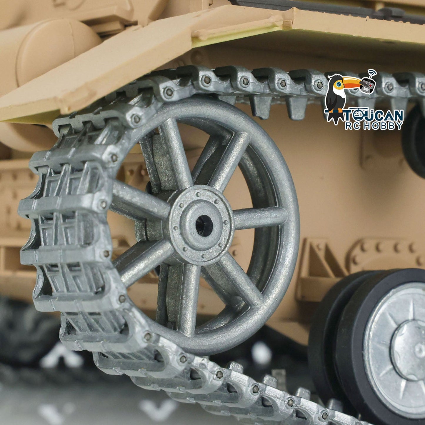 TOUCAN RC HOBBY Henglong 1/16 TK7.0 Profession German Panzer IV F2 F RTR RC Tank 3858 3859 360 Degrees Turret FPV IR BB Smoke Metal Tracks Sprockets Idlers Road Wheels Gearbox