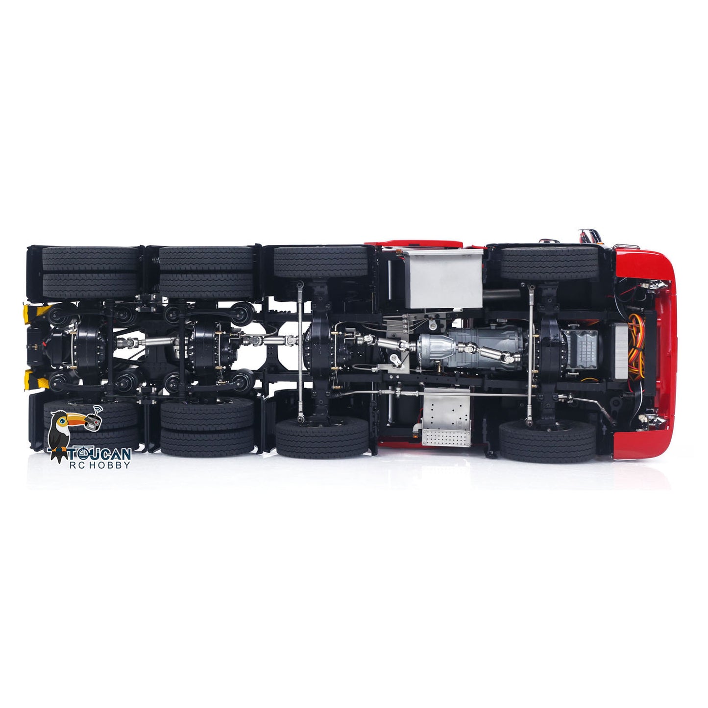 SC 770S 1/14 8*8 Radio Control Tractor Truck Wheel Side Reduction Axles Three Speed Transmission Hobbywing 1060 ESC 35T Motor