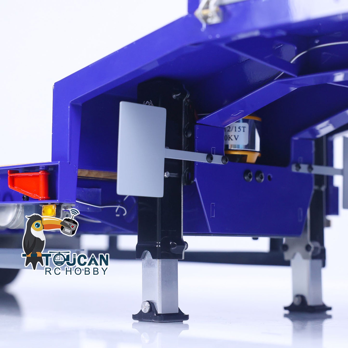 LESU 1/14 Remote Controlled Pre-assembled Metal Trailer Light System Hydraulic System Pump Valve ESC Oil Tank Relief Valve