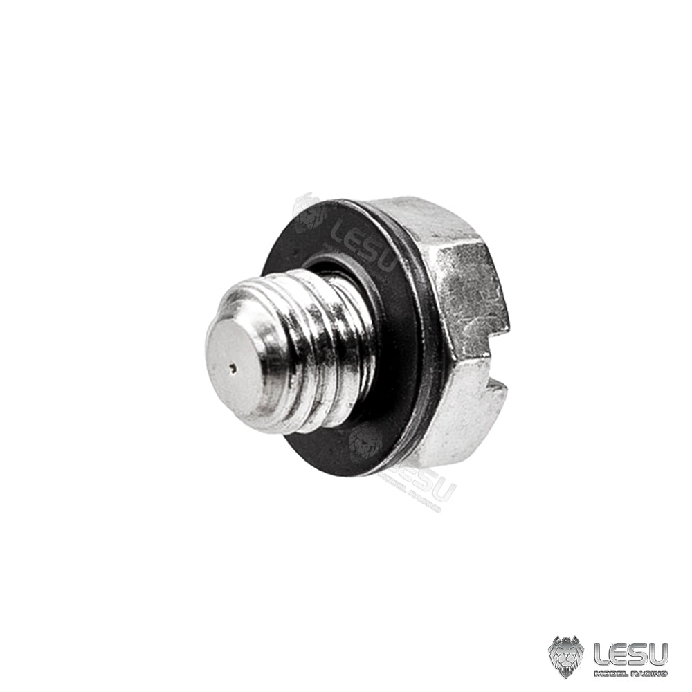 LESU Metal Straight/Curved M3 M2 Nozzle M3 Oil Nozzle Plug for 1/14 RC Hydraulic Construction Vehicle Dumper Truck DIY Model