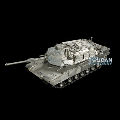 IN STOCK 1239MM Henglong 1/8 Scale Full Metal USA M1A2 Abrams RTR RC Tank 3918 360Degrees Turret Smoke Unit Barrel Recoil Battery Sound