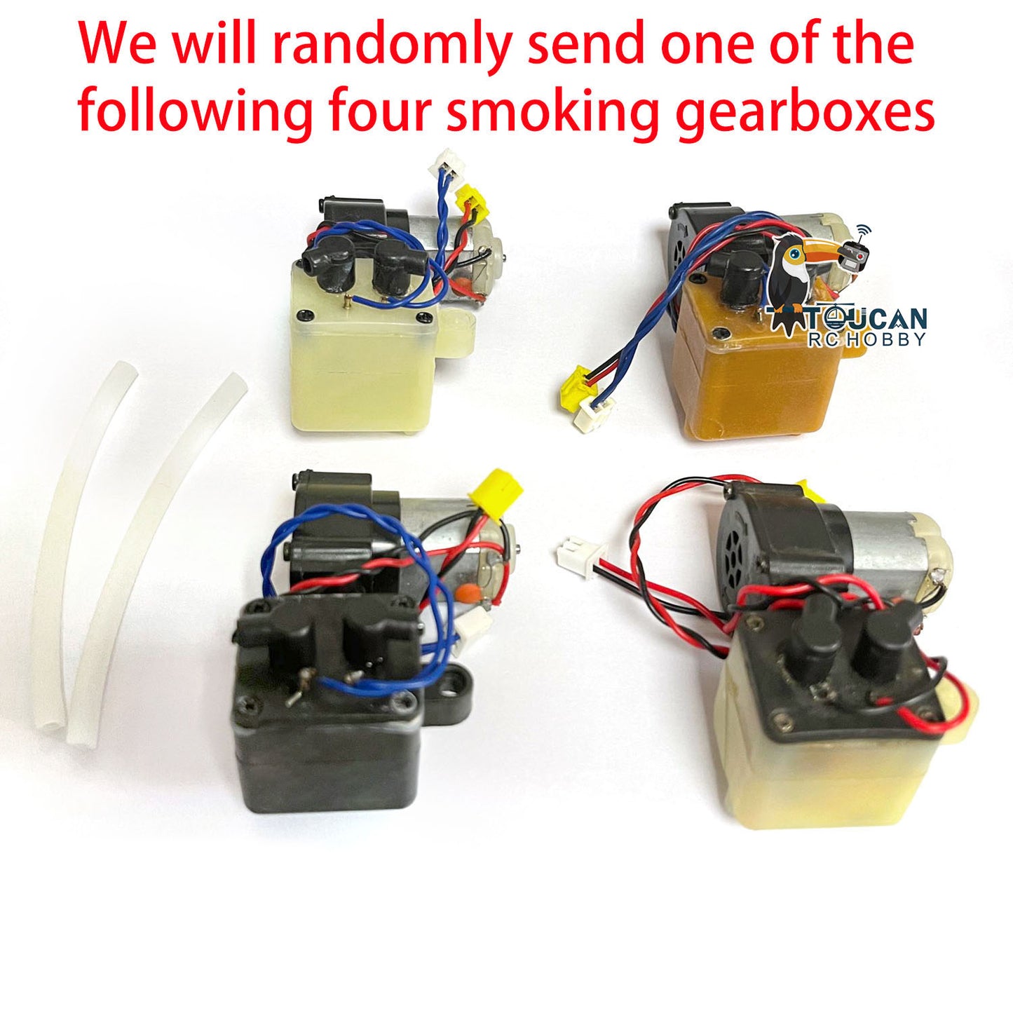 US Stock Henglong 1:16 Scale RC Armored Tank Plastic Smoke Unit Gearbox Spare Part for 6.0S 7.0 7.1 RC Tank DIY Models