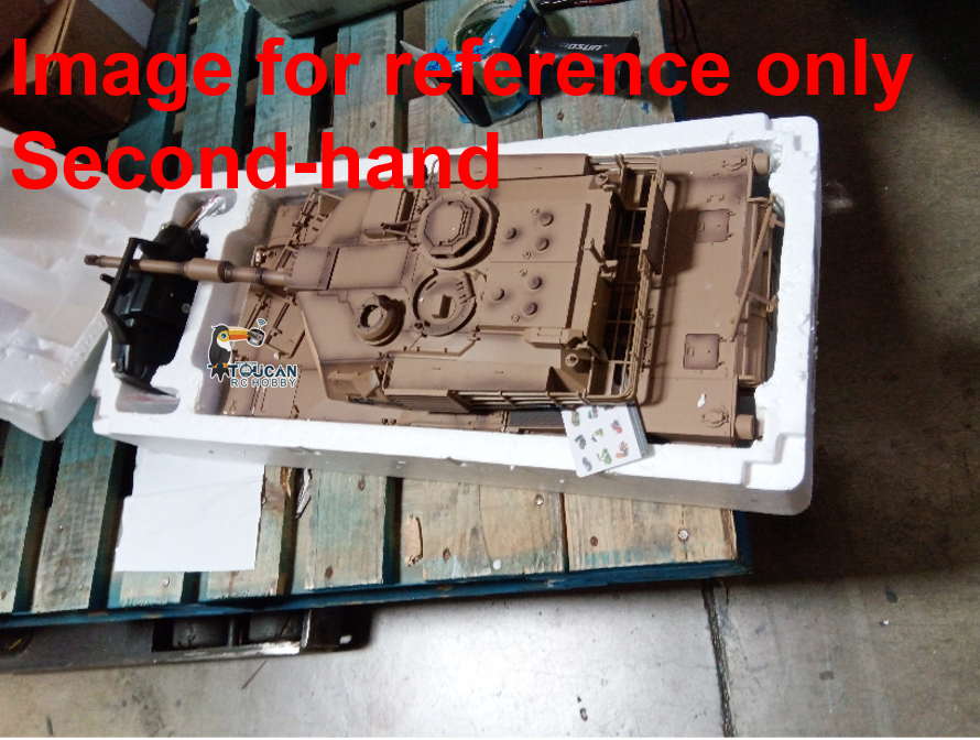Second Hand US STOCK Henglong 1/16 7.0 Abrams RTR RC Tank 3918 360?? Turret Barrel Recoil Metal Track
