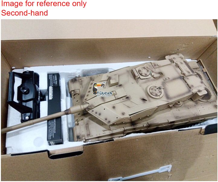 Second Hand US Stock Tongde 1/16 RC Infrared Battle Tank German Leopard2A7 Electric Military Tanks