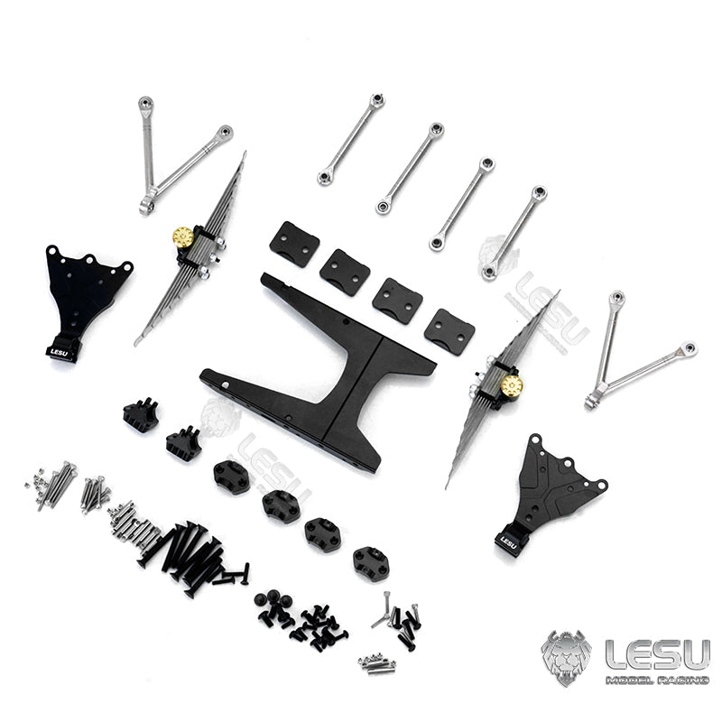 Metal Rear Suspension for LESU Small Axles Q911 1/14 TAMIYA RC Tractor Truck Trailer DIY Remote Control Dumper Model Car