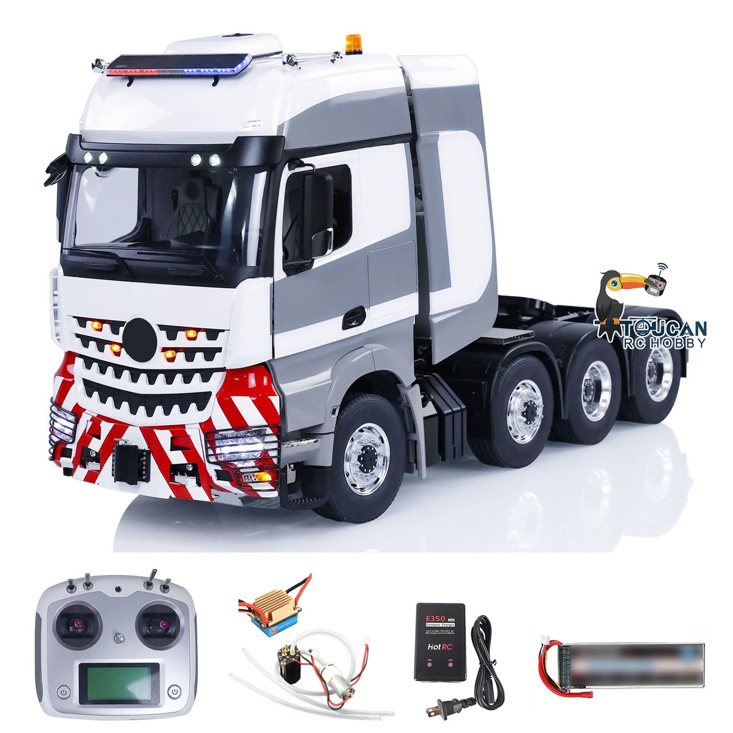 IN STOCK TOUCANRC Chassis Flatbed RC Semi Trailer for DIY TAMIYA 1/14 IN STOCK TOUCANRC Chassis Flatbed RC Semi Trailer for DIY TAMIYA 1/14