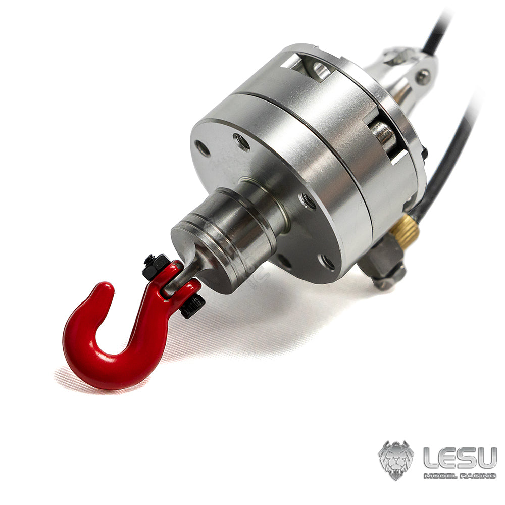 LESU Metalual Balance Fork Hydraulic Rotary Cylinder Hook Suitable for 1/14 RC Crane Dumper Truck DIY Models
