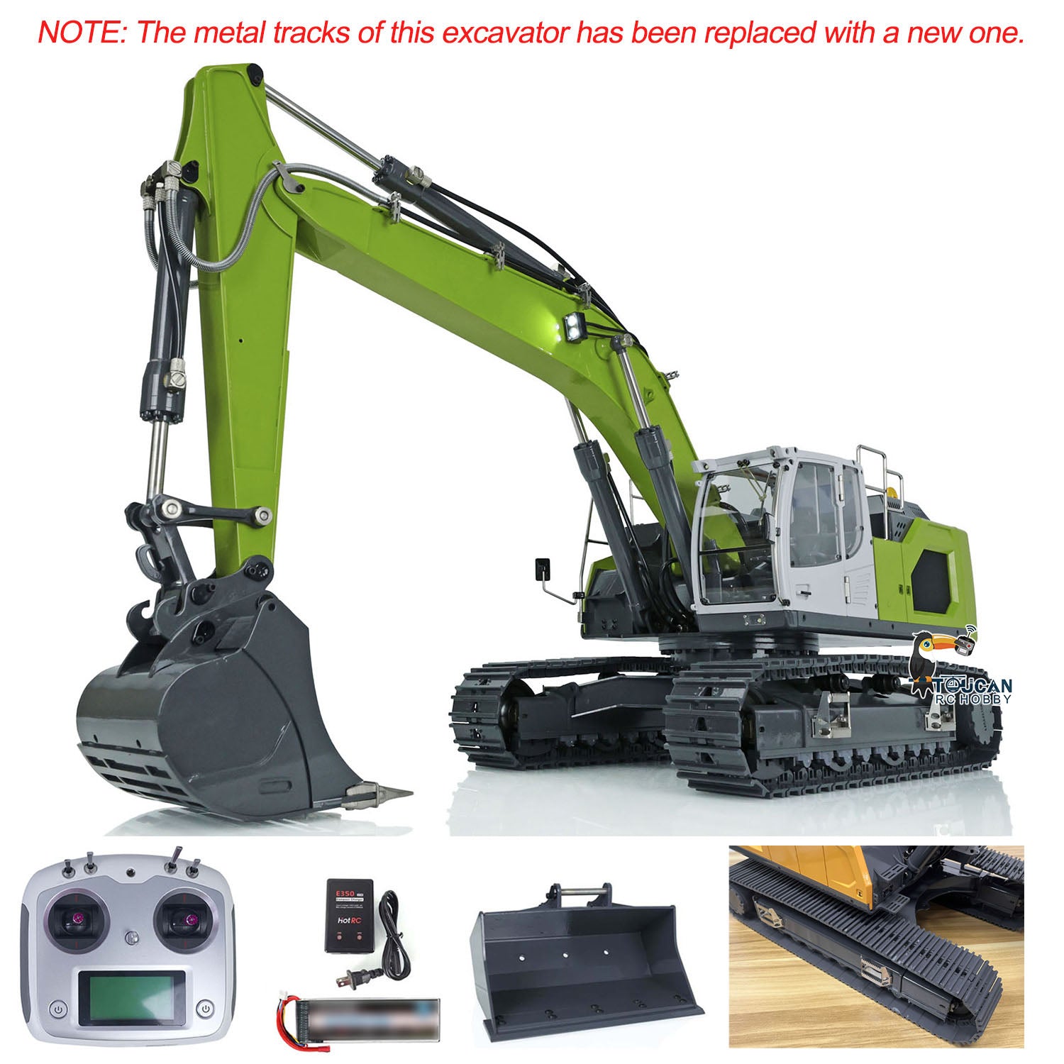 1/14 Hydraulic RC Excavator L945 Metal RTR Construction Vehicles