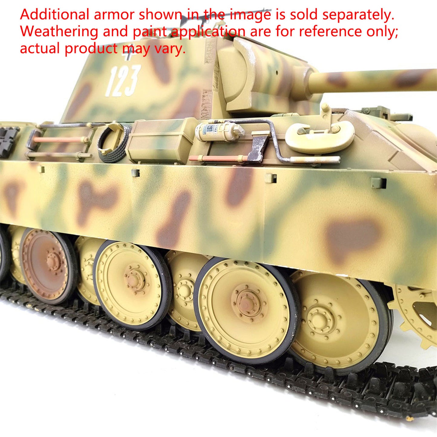 Henglong RTR 1/16 7.0 RC Tank German Panther G 3879 Steel Gearbox BB IR Sound Smoking 2.4G Radio 1800MAH Battery 320 Degree