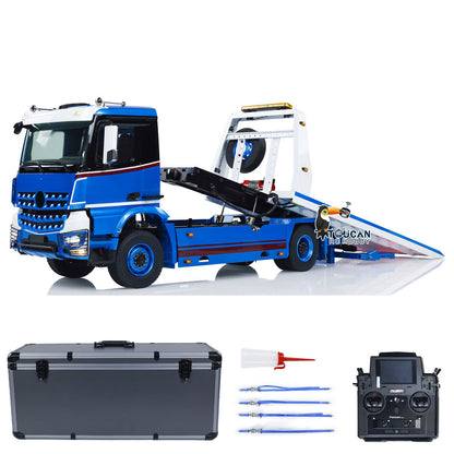 1/14 4X4 JDModel RC Hydraulic Wrecker Tow Car Remote Controlled Flatbed Truck Car Model Simulation Car ESC Motor Servo