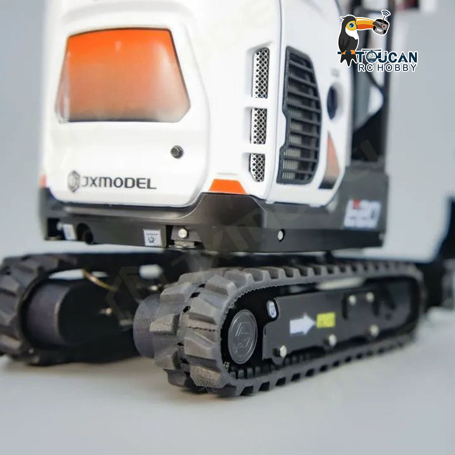 JXModel 1/14 E20 Mini RC Hydraulic Excavator Remote Control Digger Simulation Construction Vehicle Models Sounds Light