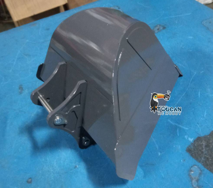 Second Hand US Stock LESU Painted Metal Trapezoid Narrow Bucket for 1:14 Hydraulic RC Excavator ET35