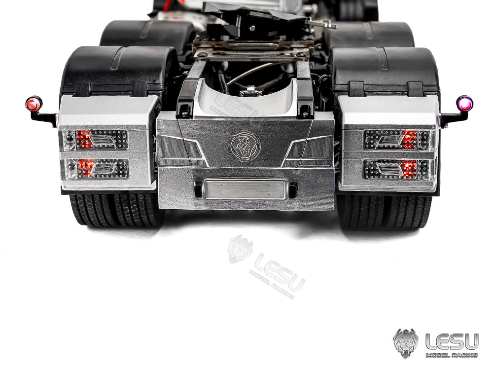 Metal Rear Beam Taillight Set LED for DIY TAMIYA 1/14 RC Tractor Truck R470 R620 770S Remote Control Lorry Car Model Vehicles