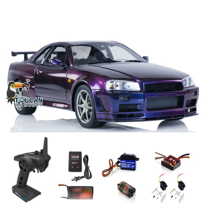 Capo RC Racing Car for 1/8 Nissa Limited Edition Skyline Drift Vehicles GTR R34 Collection Radio Controlled Model