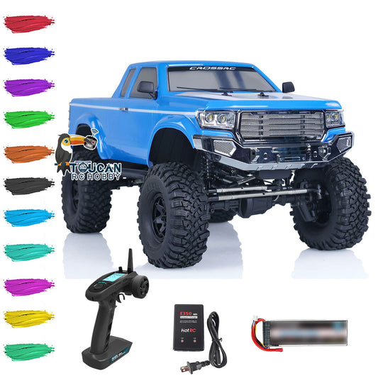 CROSSRC 1/10 AT4V 4x4 RC Crawler Car PNP Remote Control Off-road Vehicles Hobby Model Toy Gift for Children Adults