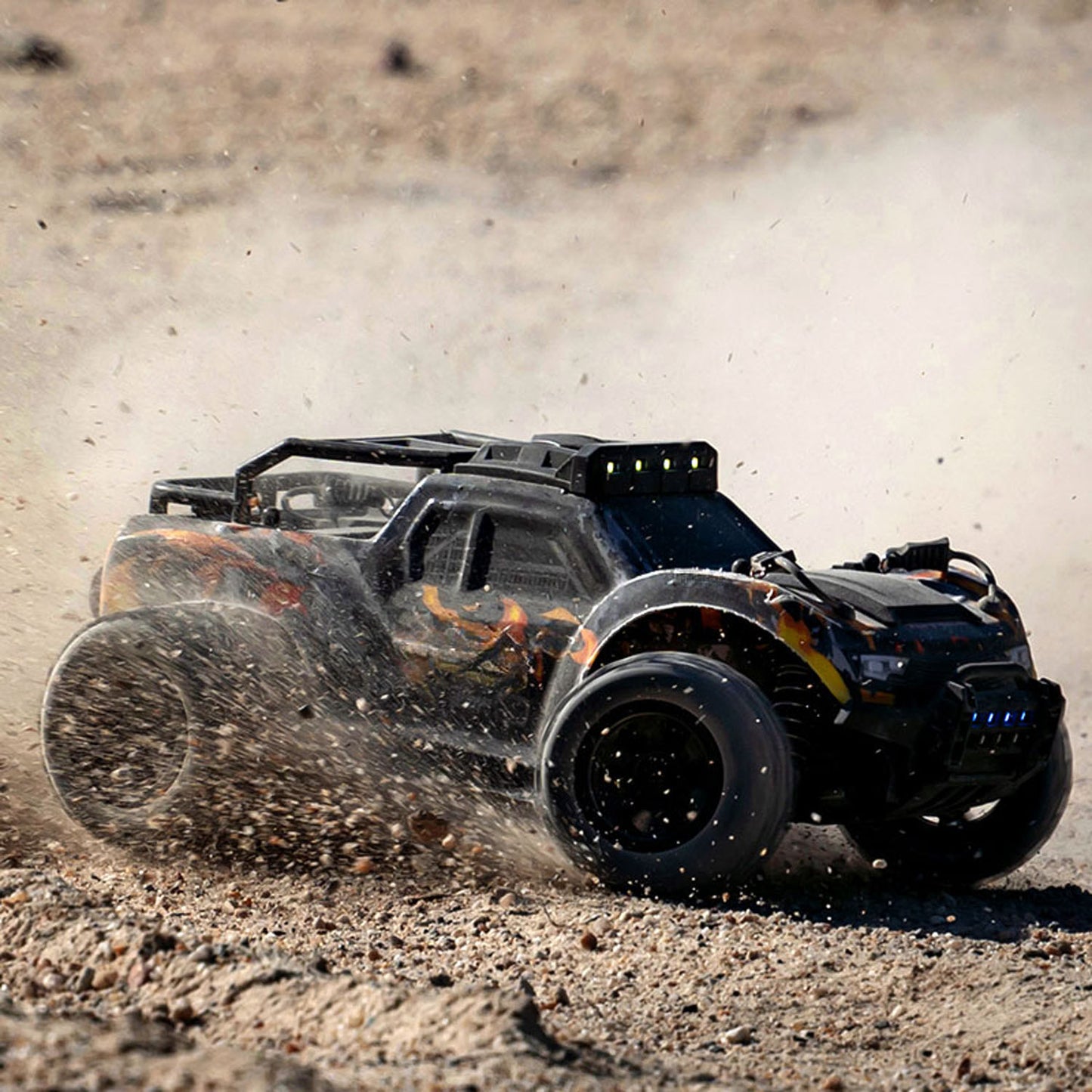 In Stock 1/18 2.4GHz RC 4WD Car C8810 Remote Control High Speed Off Road Vehicle RTR Carbon Brush Motor ESC Servo LED Lights Battery