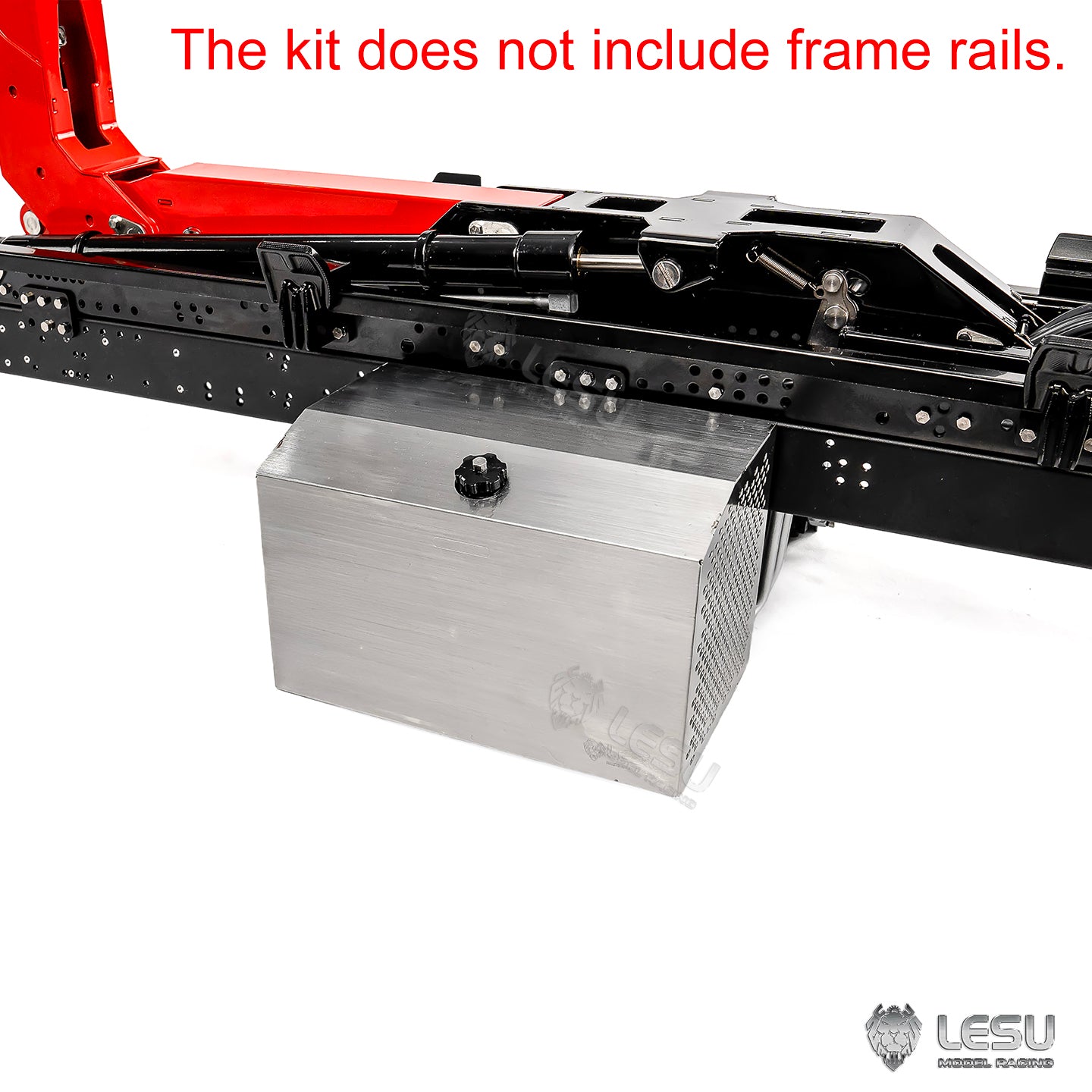 LESU Metal Foldable Roll On Off Dumper Frame 5-way Valves for 1/14 Remote Control Hydraulic Full Dump Truck Brushless Motor