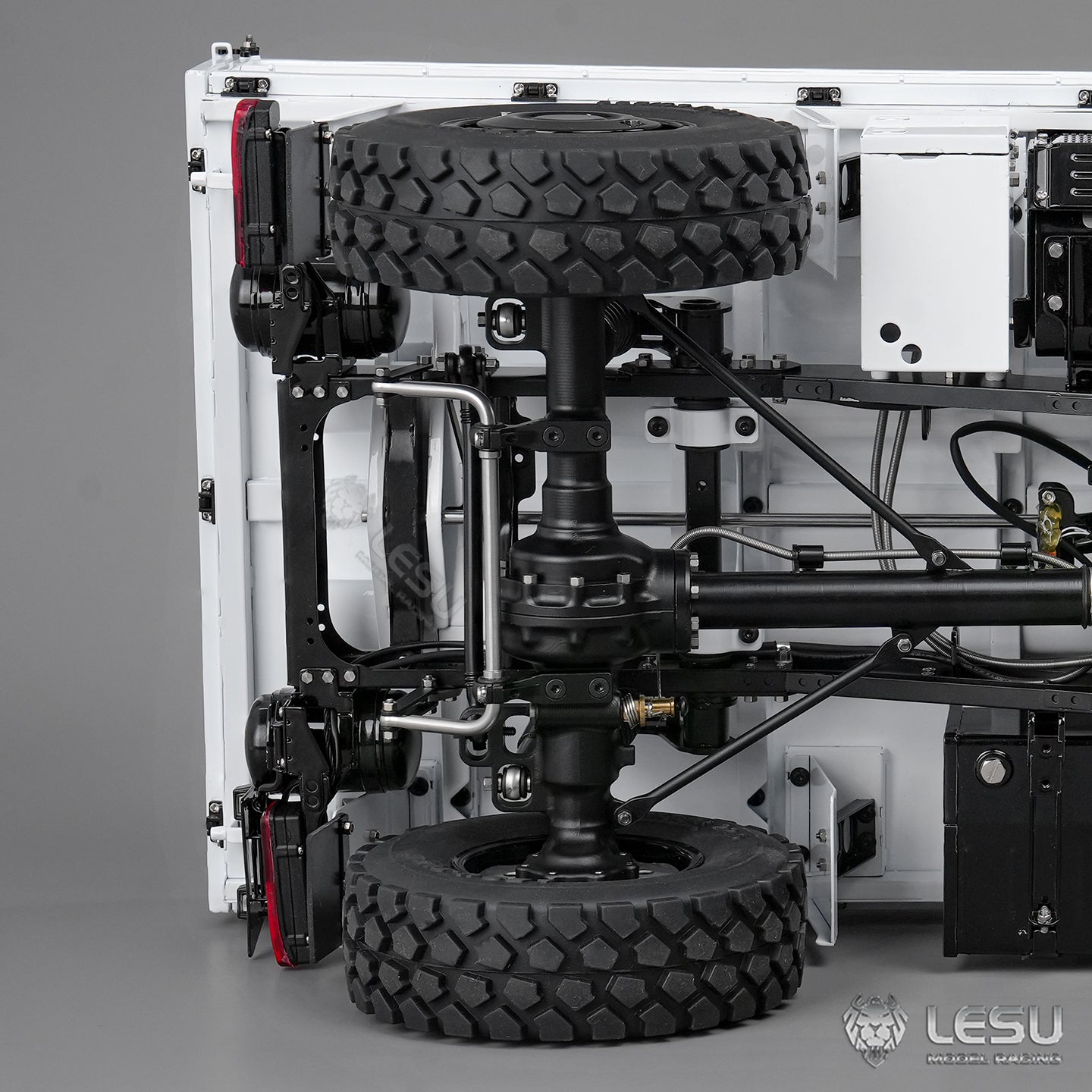 Metal Chassis Front Rear Axle Sway Bar for LESU 1/14 RC Metal Light Truck U4023 AWD Remote Control Off Road Vehicle Model Car