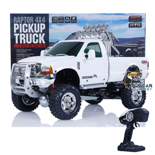IN STOCK HG RC Pickup Truck 1/10 Scale P410 4*4 Rally Car Racing Crawler w/ 2.4G Radio System Motor ESC w/o Sound LED Light System