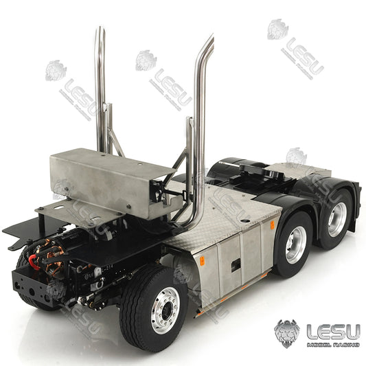 LESU 1/14 Metal 6*6 Chassis Side Light Motor Servo for TAMIIYA Radio Controlled Tractor Truck DIY Cars Model Vehicles