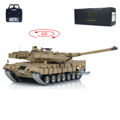 IN STOCK Tongde 1/16 RC Infrared Battle Tank German Leopard2A7 Electric Radio Control Military Vehicle Optional Version Painted Assembled