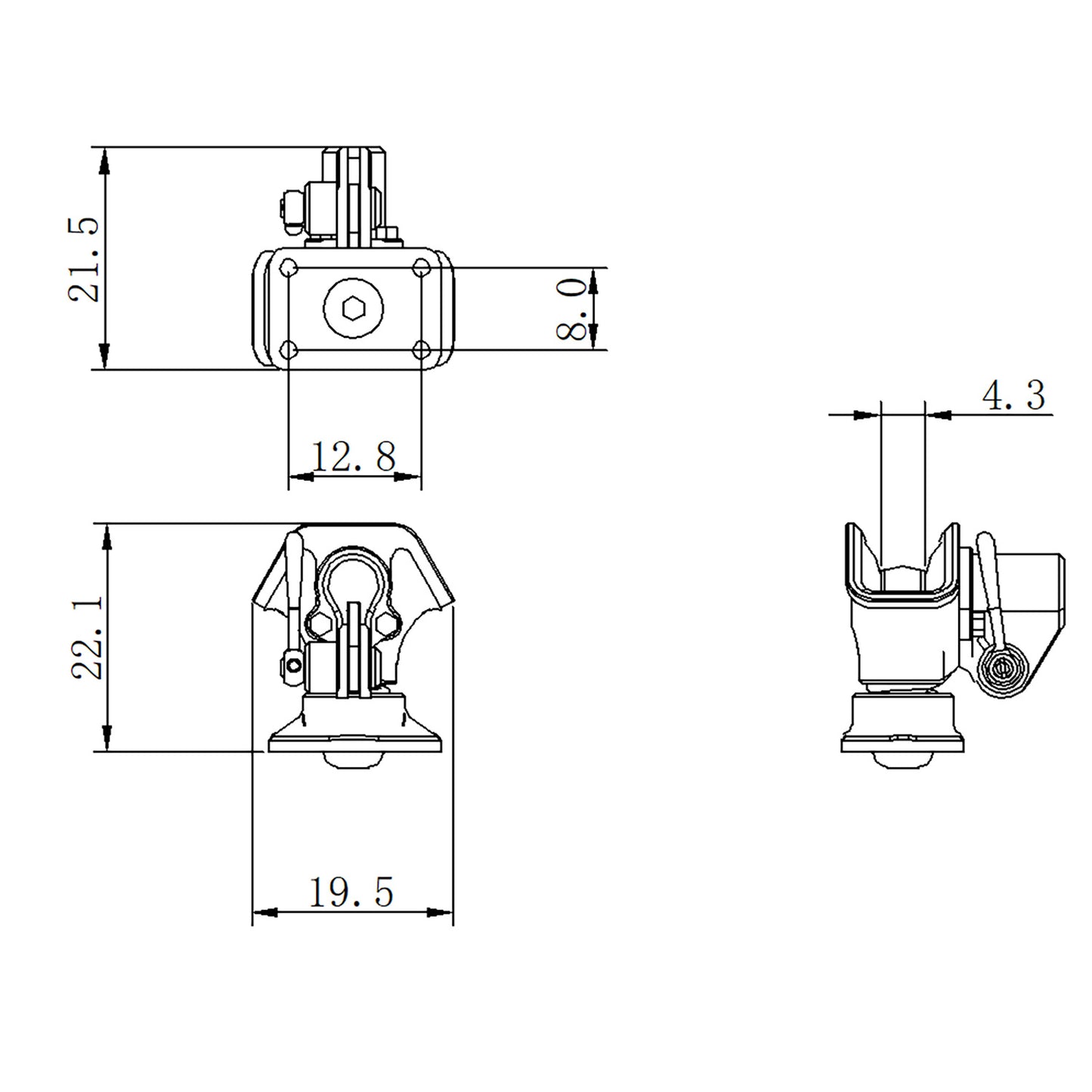 Pre-order LikeRC U535 1/14 RC Off-road Vehicles 4X4 Radio Controlled Crawler Car Climbing Cars PNP Simulation Model Painted DIY Motor ESC Servo