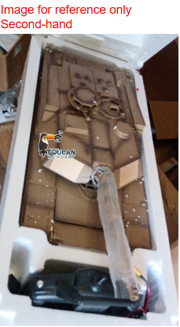 Second Hand US Stock Henglong 1/16 7.0 Abrams RTR RC Tank 3918 360 Degrees Turret Barrel Recoil Metal Track