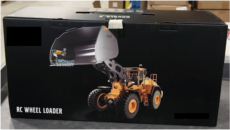 Second Hand CA Stock L260H Loader 1/16 Double Eagle E592 RC Loader Remote Control Car Light Sound