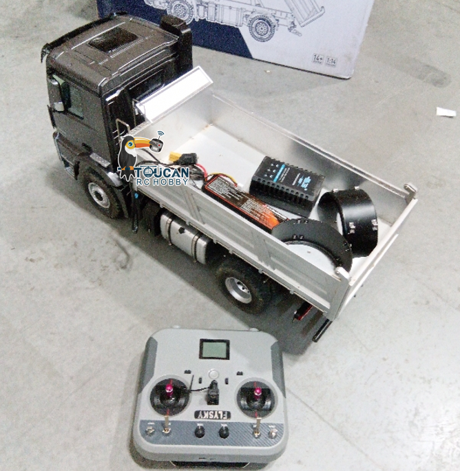 Free Shipping Second Hand US Stock Kabolite 4x4 1/14 RC Dumper Truck 5701 RTR Remote Control Tipper Car 2-speed