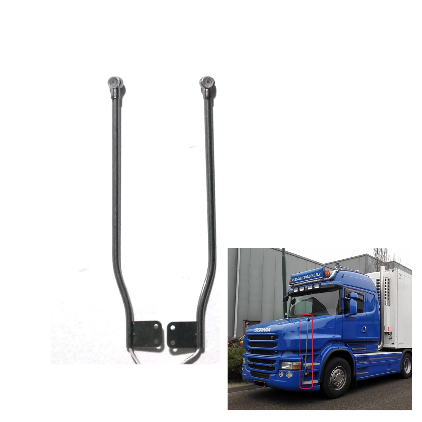 Radio Controlled Model Spare Part Marker Lamp Led Light for Tamiya 1/14 56323 RC Tractor Truck LESU Dump Tipper Car