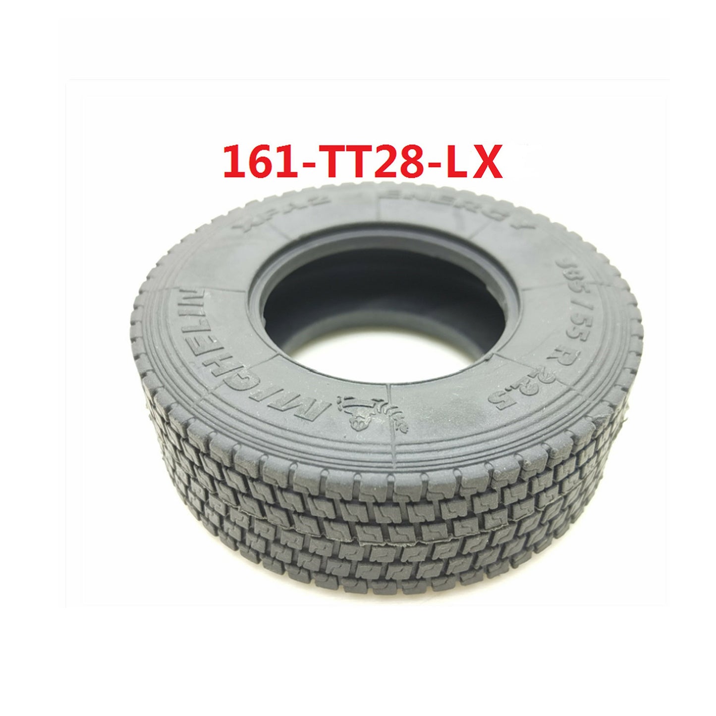 Degree Car Parts Rubber Wheel Tires One Pair for DIY Tamiye 1/14 Remote Control RC Tractor Truck 770S 56368 22/28MM 85MM