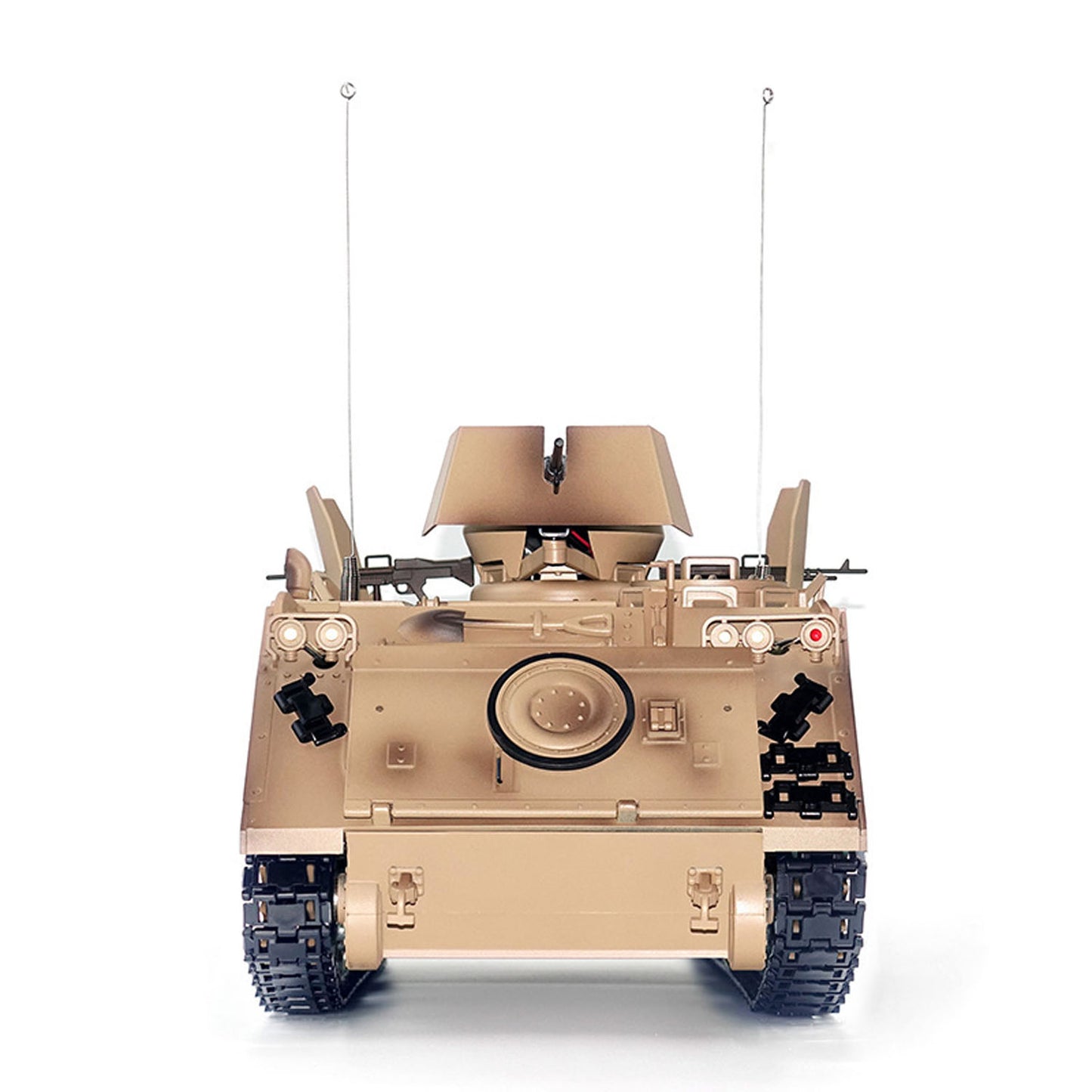 1/16 Tongde RC Tank M2412-B M113A1 ACAV Infrared 360 Turret Rotation Smoking Light Sound Remote Control Electric Model RTR