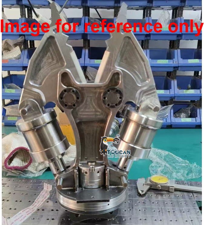 New Product Metal Hydraulic Shear Electric Hammer with 270 Degrees Rotation for 1/12 RC Hydraulic Digger C395 Remote Control Construction Vehicles Excavator