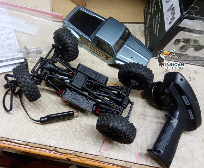 Fast Free Shipping Second Hand US STOCK 1/18 4x4 RC Car Rock Crawler Electric Off-road Vehicles Hobby Plus CR18P Fighter Toy Model for Adults