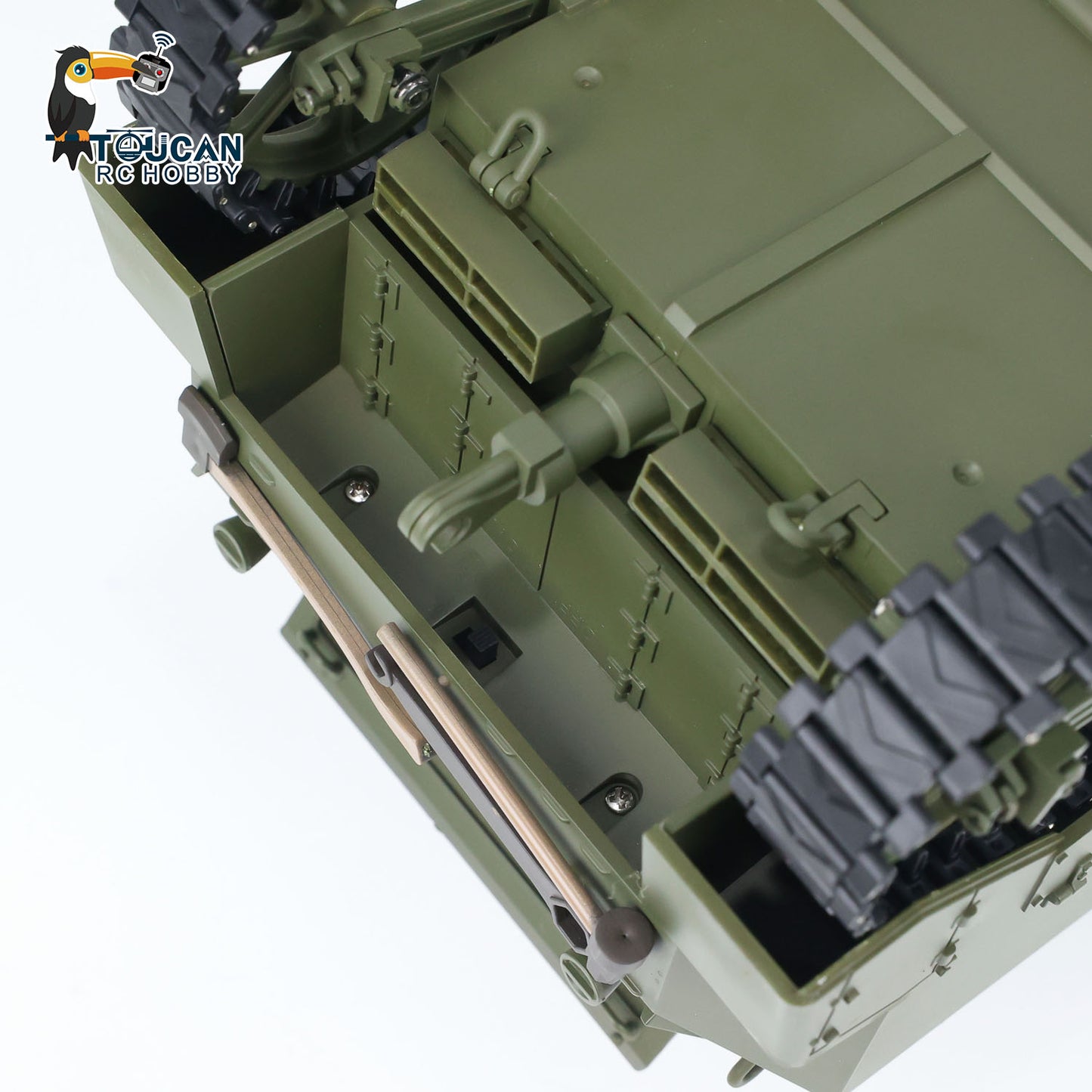 US Stock 1/16 Scale RTR Tank US Stuart M5A1 British VI Light Tank Radio Control Military Model Barrel Recoils 360 degree Turret Rotates