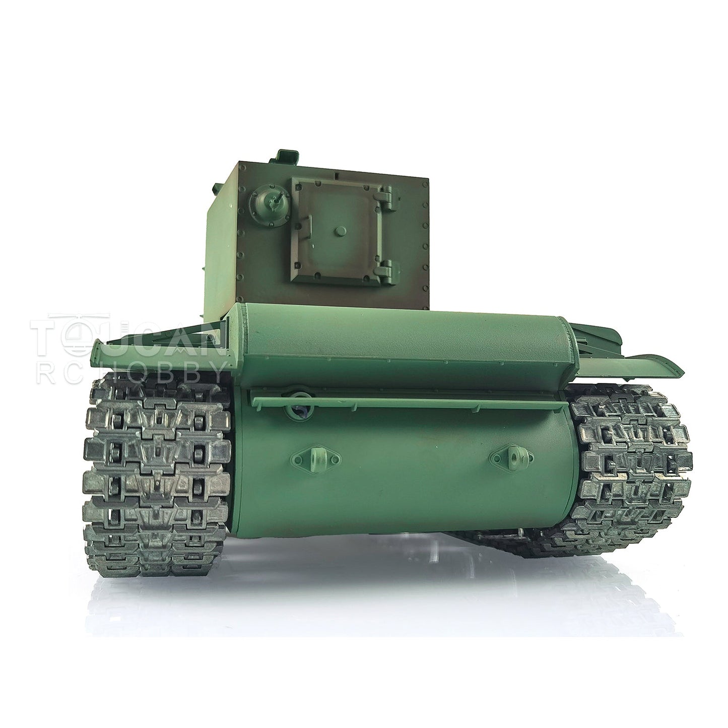 TOUCAN RC HOBBY Henglong 1/16 TK7.0 Soviet KV-2 RTR RC Tank 3949 FPV 360 Degrees Turret Barrel Recoil BB IR Metal Sprockets Idlers Road Wheels Tracks Gearbox