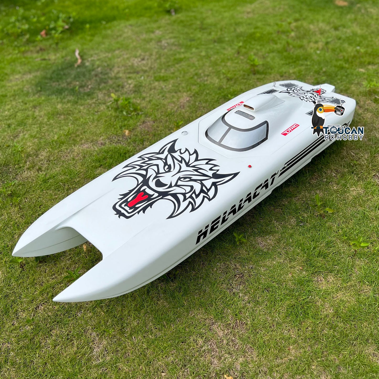 G30E 30CC Prepainted Gasoline Racing KIT RC Boat Hull DIY Model Kevlar for Advanced Player 1300*360*220mm Adult Present W/O Mount
