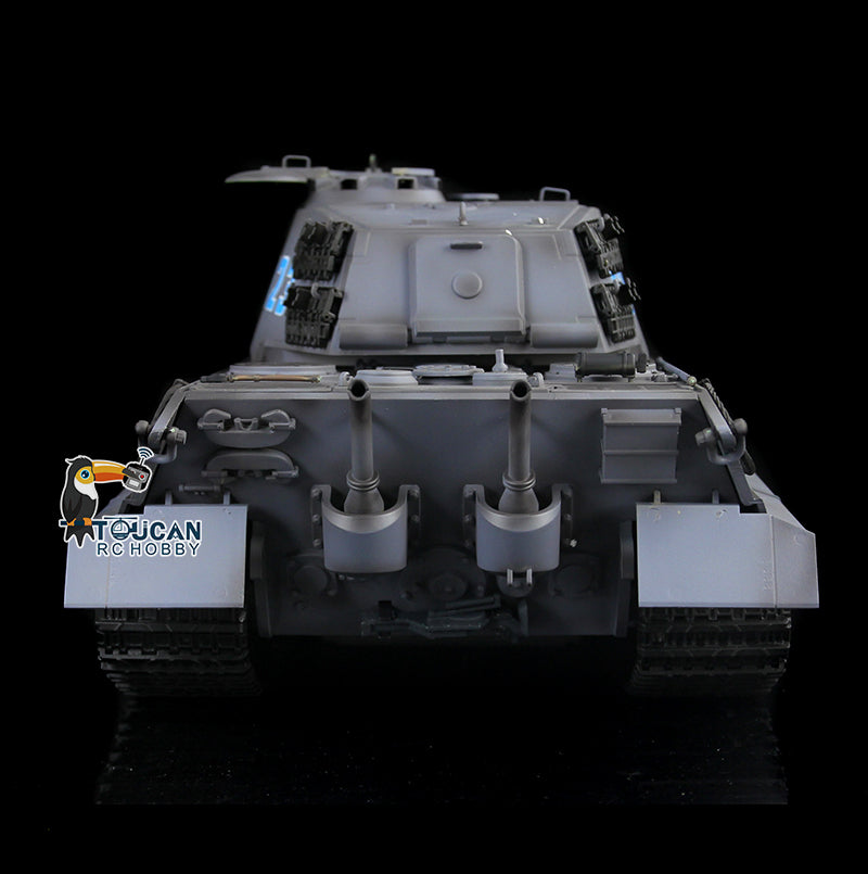 TOUCAN RC HOBBY Henglong 1/16 7.0 Upgraded King Tiger 3888A RTR RC Tank BB Infrared Combat Smoke Metal Barrel Tracks Drive Idler Wheels Gearbox