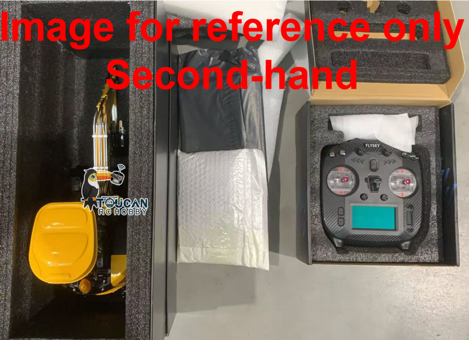 Free Shipping Second Hand AU Stock LESU 1/14 Mini RC Hydraulic Excavator PC30 Metal 6CH Valve Digger RTR ST8 Radio