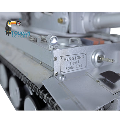 Henglong 1/16 Upgraded Full Metal German Tiger I RTR RC Tank 3818-Pro Model Main Board Radio System 360Degrees Turret Smoke Gearbox