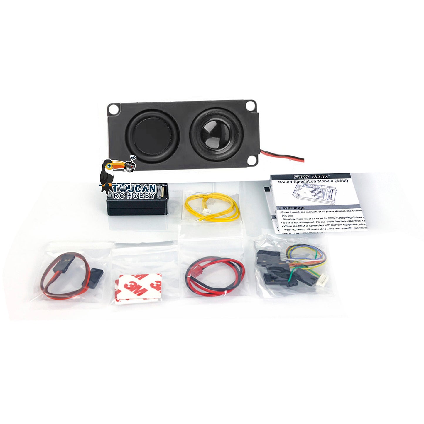 Sound System Spare Part DIY for 1/14 LESU Radio Control Tractor Truck R730 EURO6 FH750 Hobby Model 43x24x13.5mm