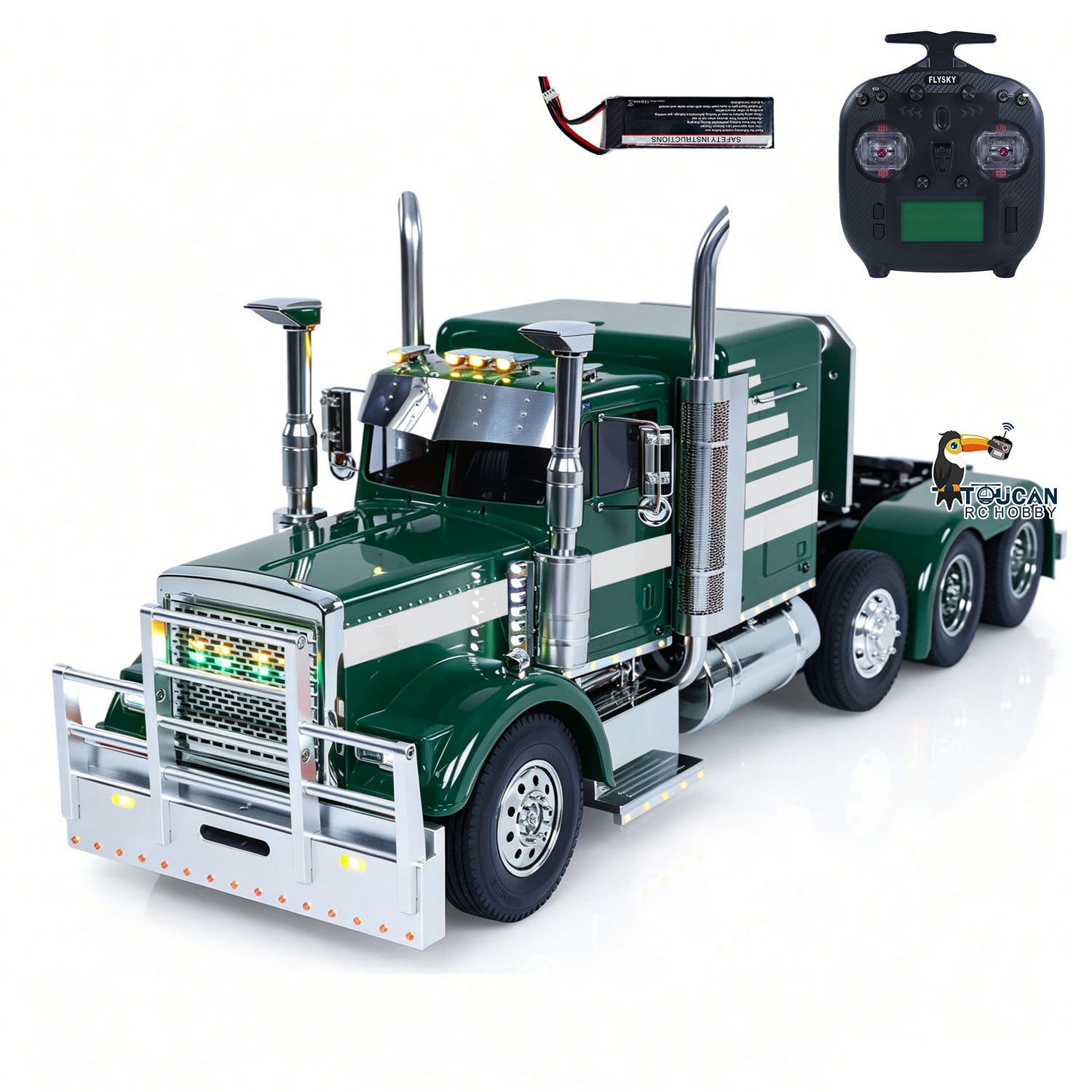 TOUCAN 56344 Grand Hauler 1/14 RC Plastic Tractor Truck 8X4 Lorry
