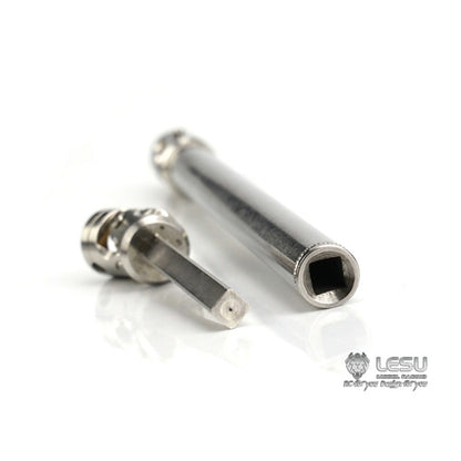 US STOCK LESU 1PC CVD Drive Shaft Metal 220-260MM Replacements Spare Parts for Tamiya RC 1/14 Scale Tractor Truck Vehicle Model