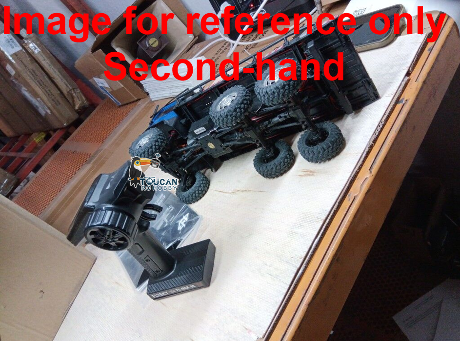 Fast Free Shipping Second Hand US Stock CR18P Flatbed Truck 6x6 RTR RC Rock Crawler 1/18 Off-Road Truck 2-Speed Lights