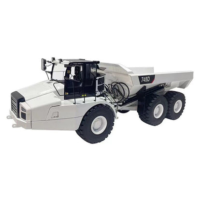 1/14 Ready To Run DIM 745D Metal Hydraulic RC Articulated Truck 745D 6*6 Light Sound Interior Trim of Cab Remote Control Battery