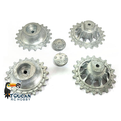 US STOCK Metal Sprockets for Henglong 1/16 Scale RC Tank Armored Military Vehicle German Tiger I 3818 Panther 3819 Fittings